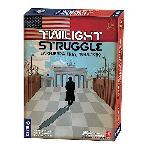 Devir - Twilight Struggle: la Guerra Fría, 1945-1989, Juego de Mesa para 2...
