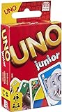 Mattel Games-UNO Junior Disney Juego de Cartas Para Niños, Multicolor, 9.1 x 6.3 x...
