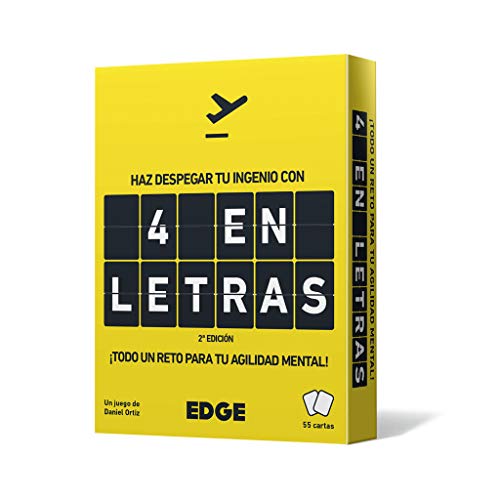 Edge Entertainment EEES4L01 - Juego de cartas 4 en Letras , color/modelo surtido