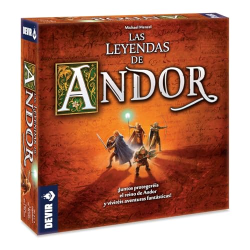 Devir - Las Leyendas de Andor, Juego de Mesa, Cooperativo con Amigos, 10 años...