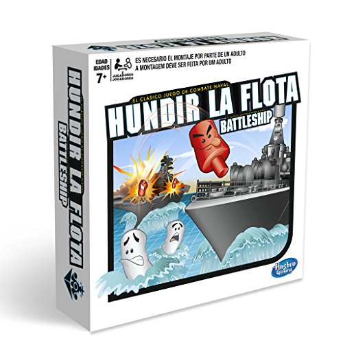 Hasbro Gaming- Hasbro Hundir La Flota, Juego de Tablero, Multicolor, única...