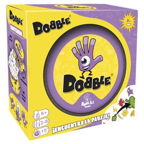 Zygomatic Dobble Clasico - Juego de Cartas - Juego de Cartas Infantil de Acción y...