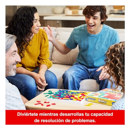 Mattel Games - Juego de Mesa Blokus - Fácil de Aprender - 21 Piezas de Color por...