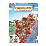 Mattel Games Juego de mesa familiar Castores Constructores, juego de habilidad para...