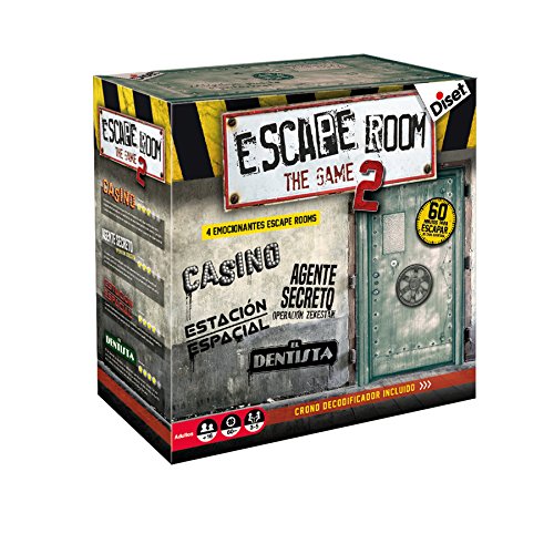 Diset - Escape room the game 2, Juego de mesa adulto a partir de 16 años