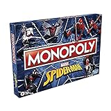 Juego de Mesa Monopoly: Spiderman - Juega como un héroe arácnido - Divertido Juego...