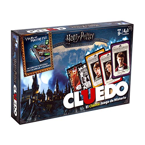Winning Moves Cluedo Harry Potter 40X26-+9 Años, multicolor, Sin tañosllaños...