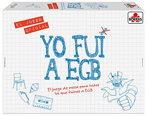 Borras - Yo FUI a EGB, Juego de Mesa Familiar, Emocionante Juego de Preguntas y...