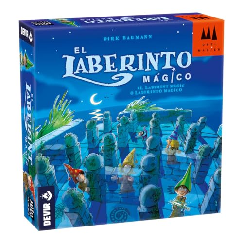 Devir - El Laberinto Mágico, Juego de Mesa Infantil, 2-4 Jugadores, Juego con...