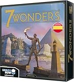 Asmodee 7 Wonders, Juego de Civilizaciones Ganador de Varios Premios, Juego de Mesa a...
