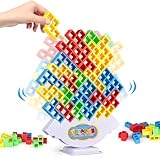 TLHWIN Tetra Tower Juego, Juego de Juguete Tetris Balance, Juegos de Mesa apilables...