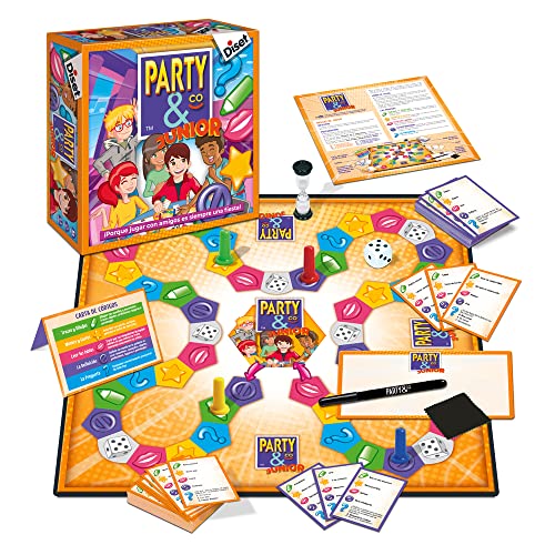 Diset - Party & Co. Junior - Juegos Infantiles para niños +8 Años, Juego de Mesa...